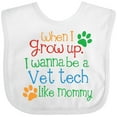 thumbnail image 3 of Inktastic Vet Tech Veterinary Technician Like Mommy Boys or Girls Baby Bib, 3 of 4