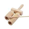 thumbnail image 5 of Percussion Wood Block 2 Tone Wooden Percussion Musical Instrument Children Musical Toys with Mallet, 5 of 5