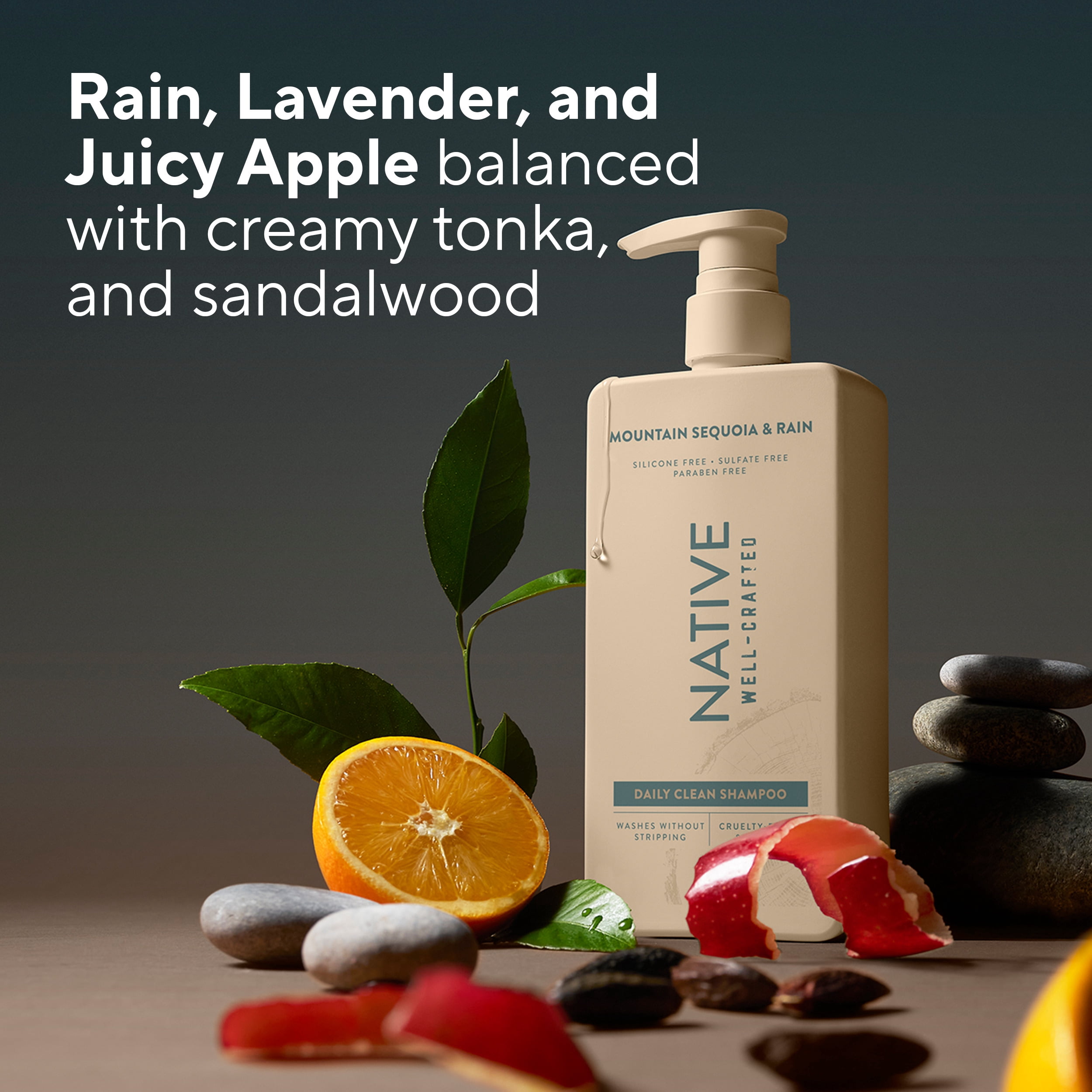 Native Daily Clean Mountain Sequoia & Rain Men's 16.5oz Shampoo & Conditioner Set