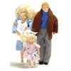 Dollhouse Miniature 1:12 Scale Modern Family of 4 People Mum Dad Girl Baby