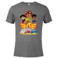 thumbnail image 1 of Disney Junior Firebuds Full Team and Logo - Short Sleeve Blended T-Shirt for Adults - Customized-Graphite Snow Heather, 1 of 5