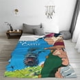 thumbnail image 4 of Howls Moving Castle Fleece Throw Blankets, Super Soft Flannel Cozy Blankets for Adults, Washable Lightweight Blanket for Couch Sofa Bed Office, Warm Plush Blankets for All Season, 4 of 8