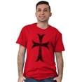 thumbnail image 5 of Medieval Knight Templar Christian Men's Graphic T Shirt Tees Brisco Brands S, 5 of 6