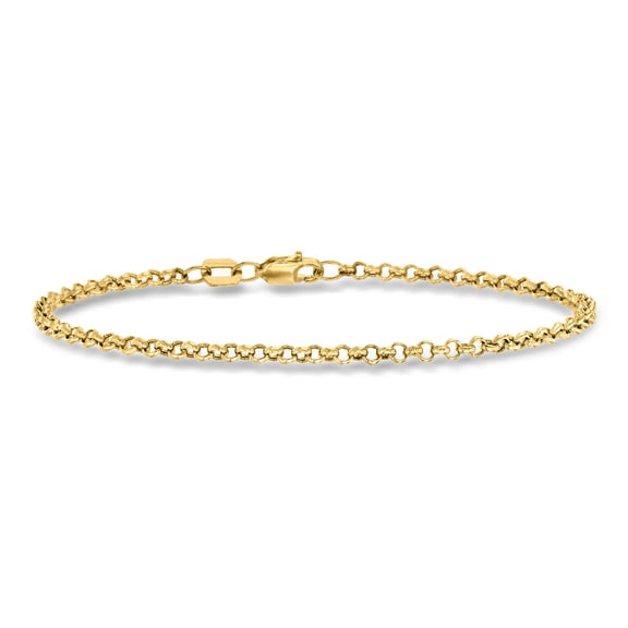 Pure Collection by Ross-Simons 14kt Yellow Gold Rolo Chain Bracelet, Women's, Adult