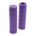 thumbnail image 1 of 2pcs Handlebar Grips Mountain Bike Rubber Non-Slip Handlebar Grip (Purple), 1 of 9