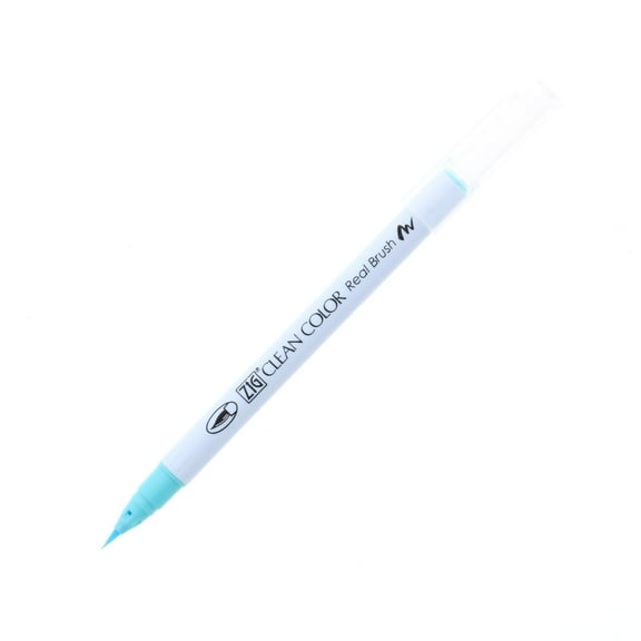 Kuretake Zig Clean Color Real Brush Marker, Light Blue