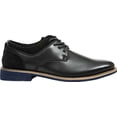 thumbnail image 2 of Boys' Deer Stags Jax Oxford Black Simulated Leather 3.5 M, 2 of 7