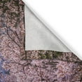 thumbnail image 3 of Ambesonne Mountain Kitchen Curtains, Spring Season Violet Tones, 55"x45", Lilac and Multicolor, 3 of 3