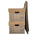 thumbnail image 6 of UBMOVE File Moving Boxes, 200# Strength, Single Wall, Standard, Standard Packing & Shipping Boxes, 1 Pack, 15 x 12 x 10 in, 4 Count, 6 of 11