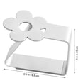 thumbnail image 2 of WRITWAA Premium Stainless Steel Tablecloth Clips 4 Pieces for Parties and Events Table Cover Holders, 2 of 6