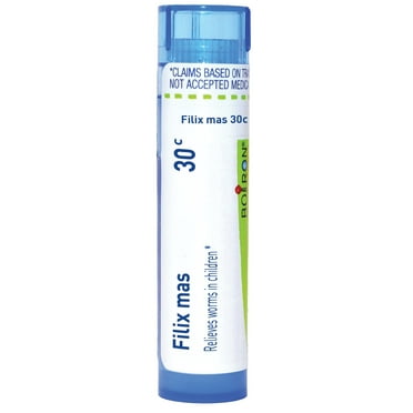 Boiron Filix Mas 30C, Homeopathic Medicine for Worms In Children, 80 Pellets