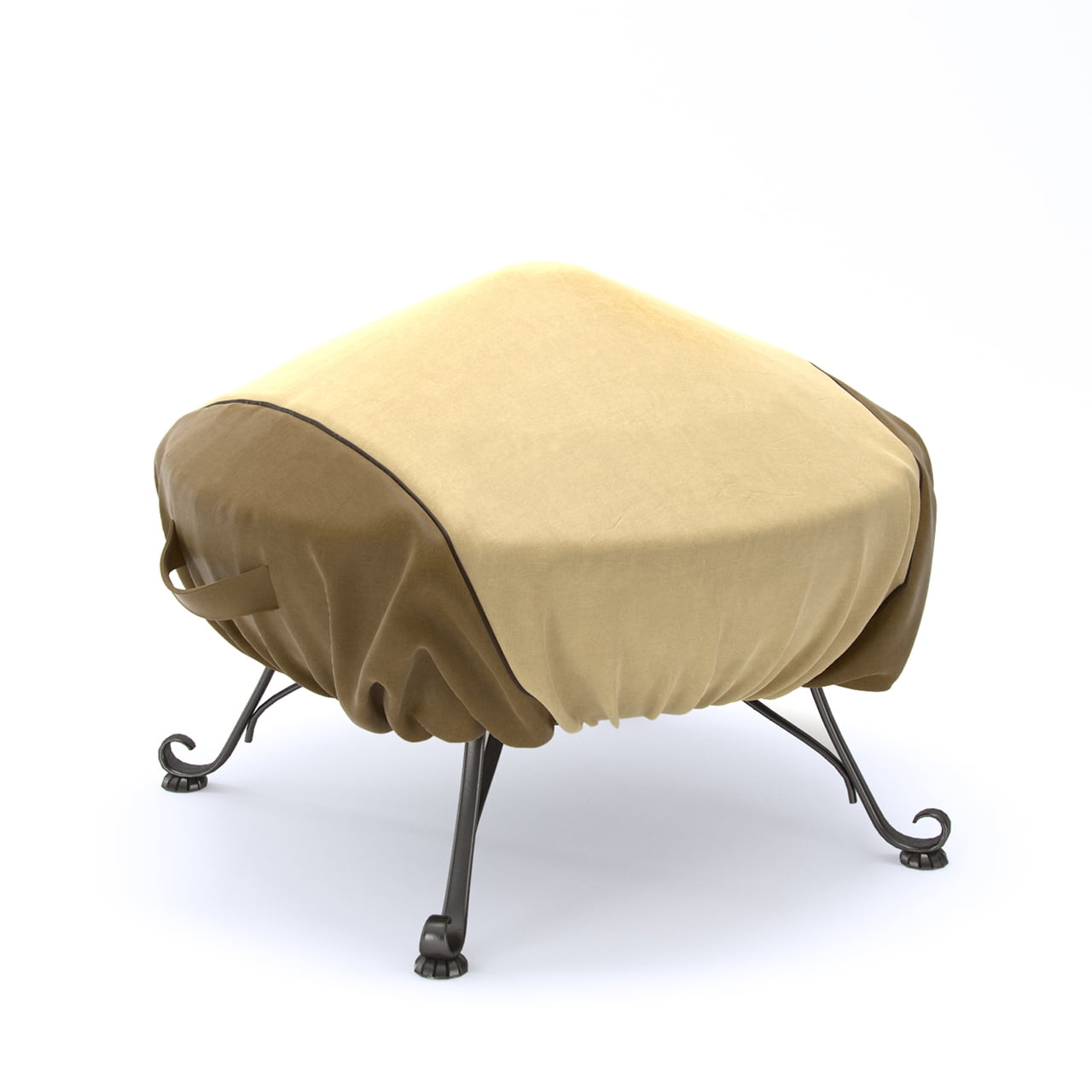 Dura Covers LRFP5529 44in Heavy Duty Round Fire Pit Cover in Two Tone