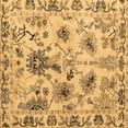 thumbnail image 1 of Ahgly Company Indoor Square Abstract Brown Modern Area Rugs, 5' Square, 1 of 4