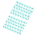 thumbnail image 4 of Binding Spines, Manual Bound 30 Holes  Page Turning Binding Coils 1/2in Plastic Strip  For Student For Loose Leaf Green, 4 of 8
