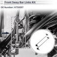 thumbnail image 2 of Enlaces de Barra Estabilizadora Frontal Sin Bushing Únicos para Honda Ridgeline 2006-2014 Kits de Enlace de Barra Estabilizadora No.K750097 Hierro Caucho 2 Pcs, 2 of 6
