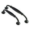 thumbnail image 6 of European Styles Black Drawer Pulls Smooth Grip Aluminum Cabinet Handle For Furniture Door Drawers Simple Mounting, 6 of 9