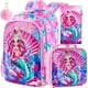 thumbnail image 1 of Set de Mochila AGSDON Sirena 41 cm con Lentejuelas para Niñas y Lonchera, 1 of 7