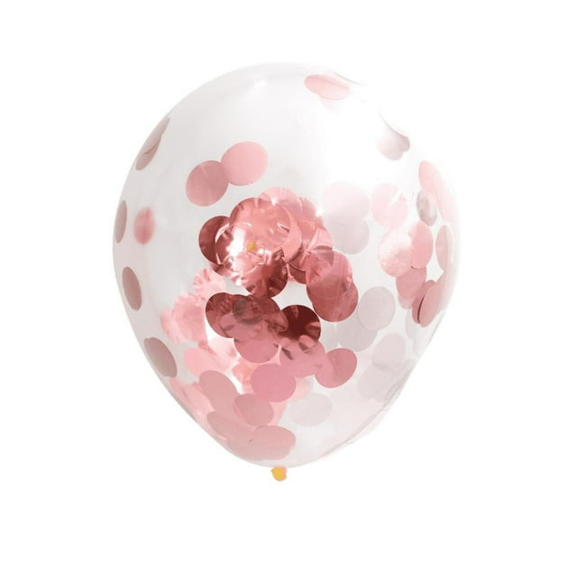 Globos Ballons de Mariage Confetti (Lot de 6)