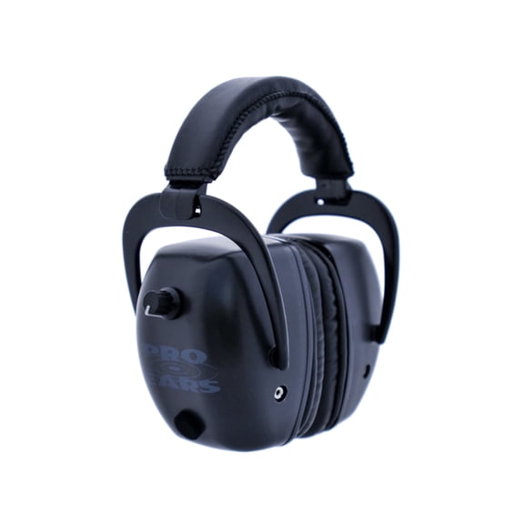 Pro Ears Pro Tac Mag Gold Electronic Hearing Protection Earmuffs, NRR 30, Military-Grade Sound Amplification, Indoor & Outdoor Shooting Range Ear Protection