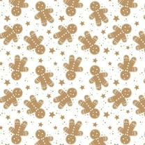 Holiday Gingerbread Tissue Paper - 20in. X 30in. Sized Sheets - 12 Sheets (p152112) - Holiday Gift Wrap, Christmas Tissue Paper