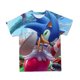 thumbnail image 3 of Camisetas de gran tamaño de Sonic The Hedgehog, camisetas con impresión digital 3D, camisetas de verano de manga corta con dibujos animados para niños y niñas, 3 of 5