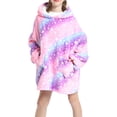 thumbnail image 1 of FAROOT Chandail à Capuche Universel Chaud Mode Impression Laine de Vison Vêtements de Maison, 1 of 8