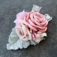 thumbnail image 3 of Flores Artificial Mano Novia Muñeca Ramillete Decoración 1, 3 of 9