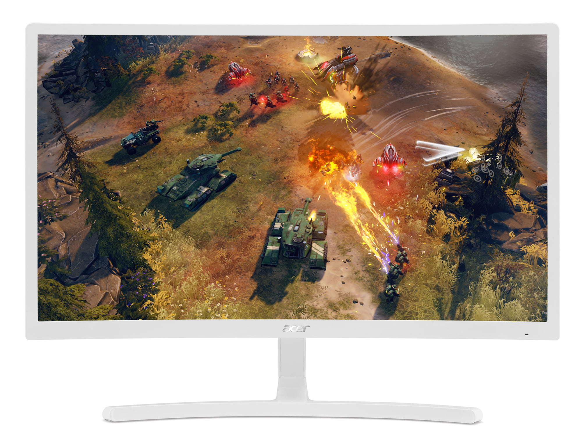 Uitrusting knelpunt verpleegster Acer ED242QR wi 24-inch Class Curved Full HD (1920 x 1080) Monitor with AMD  FREESYNC Technology (HDMI & VGA Ports) - Walmart.com
