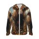 thumbnail image 1 of Fotbe Grassland Sunflower Cow Chaqueta con Protección Solar UPF 50+ para Hombre y Mujer, Camisa con Capucha y Bolsillos-3X-Large, 1 of 7