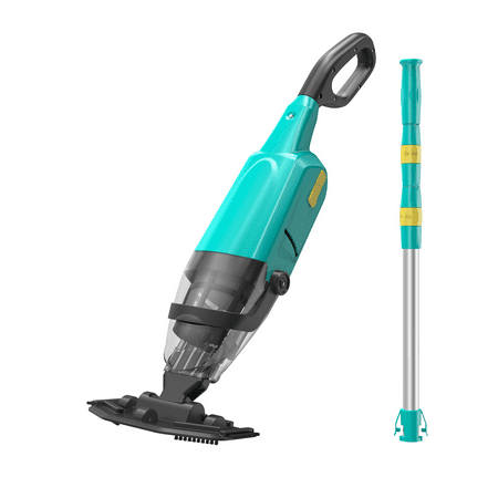 Efurden Cordless Pool Vacuum  Handheld Pool Vacuum with Running Time up to 60-Minutes for Above Ground Pools  Spas and Hot Tubs  Green