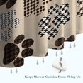 thumbnail image 6 of Paw Print Shower Curtain 84"x72" ,Bathroom Decorative Shower Curtains Set with 12 Hooks,Modern Waterproof Washable Shower Curtain, 6 of 6