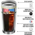 thumbnail image 4 of TSLOVER 20 oz Insulated Stainless Steel Tumbler, Accountant Mug Gifts, Excel Shortcut, 4 of 5