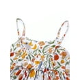 thumbnail image 3 of famuka Little Girl Summer Strap Dress Toddler Flowers Sundress Child Cotton Swing Dresses, 3 of 10