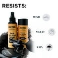 thumbnail image 4 of Supreme Trimmer Hair Fibers 9-in-1 Kit | 25G Keratin Fibers, Pump Nozzle, Hairline Cards, S&L Shaker, Brush, Wipes, Mirror, Hold Spray | Conceal/Thicken Thinning Hair in Men & Women | Black, 4 of 9