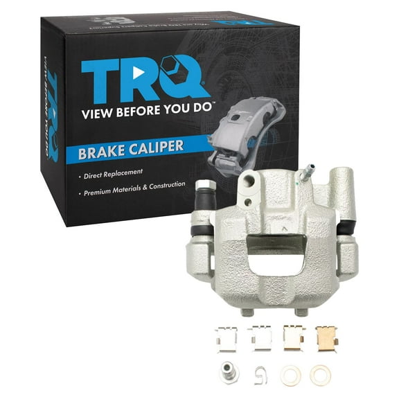TRQ Rear Left Brake Caliper w/Bracket Drivers Side Compatible with 2005-2010 Scion tC