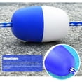 thumbnail image 4 of Pool Safety Divided Rope Blue & White Pool Lane Divider Floats, Swimming Pool Shallow and Deep End Safety Rope Line Kit, Pool Lane Lines Floating Barrier Float Kits (Size : 27Ft), 4 of 5