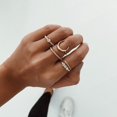 thumbnail image 1 of Conjuntos de anillos Vintage para nudillos para mujer, anillos con figura geométrica de piedra de cristal bohemio para mujer, regalo de joyería bohemio 2021 Dengxun unisex, 1 of 2