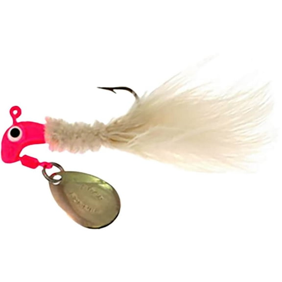 Road Runner Marabou Underspin Jig Pink/White 1/4 oz