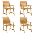 thumbnail image 2 of vidaXL 5 Piece Garden Dining Set Solid Acacia Wood, 2 of 5