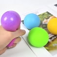 thumbnail image 2 of Lubelski Ball Squeeze Toy Super Soft TPR Colorful Ball Quick Rebound Pinch Toy Relieve Stress Elastic Vent Ball Squishes Decompression Toy Children Gift, 2 of 8