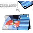 thumbnail image 2 of Allytech Flip Case for Samsung Galaxy Tab A7 Lite 8.4" SM-T220 T225 2021 Released, Slim PU Leather Multi Angle Viewing Stand Shockproof Colorful Pattern Case Cover for Girls Women, Red Fox, 2 of 5