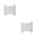 thumbnail image 2 of Matsuzay 120 Pieces/Set Bobbins Thread Card Embroidery Cross-stitch Accessory Professional Board Holder Crafting Organizer DIY Blanco 4 x 3.7 x 0.2 cm 2piezas, 2 of 6