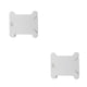 thumbnail image 1 of Bearachild 120 Pieces/Set Plastic Bobbins Thread Card Organizer Knitting Board Embroidery DIY Crafting for Household Beginner Blanco 4 x 3.7 x 0.2 cm 2Conjunto, 1 of 6