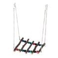thumbnail image 4 of Oubit Parrot Toys,Parrot Swing Suspension Bridge Bird Toy Ladder Toyfor Bird Cage Convenient Use, 4 of 9