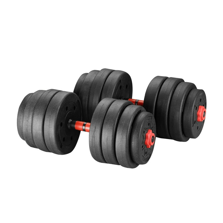 Ainfox Exercise Dumbbells Set Adjustable Weight 22 33 44 55 66 88LBS Strength Training Equipment Barbell for Home Gym Walmart