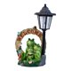 thumbnail image 4 of Estatua de jardín con luz solar, lámpara decorativa para exteriores, iluminación decorativa para césped, patio, porche, interior y exterior., 4 of 9
