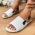 thumbnail image 4 of MKLEKYY Sandalias Cómodas de Verano para Mujer, Con Cabeza Redonda, Una Palabra, Colocación de Color, Suela Gruesa, Moda, Conjunto de Pie, Sandalias Romanas de Talla Grande, 4 of 4