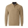 thumbnail image 5 of Chaps Men's & Big Men's Twist Honeycomb Solid Quarter Zip Sweater, 5 of 5