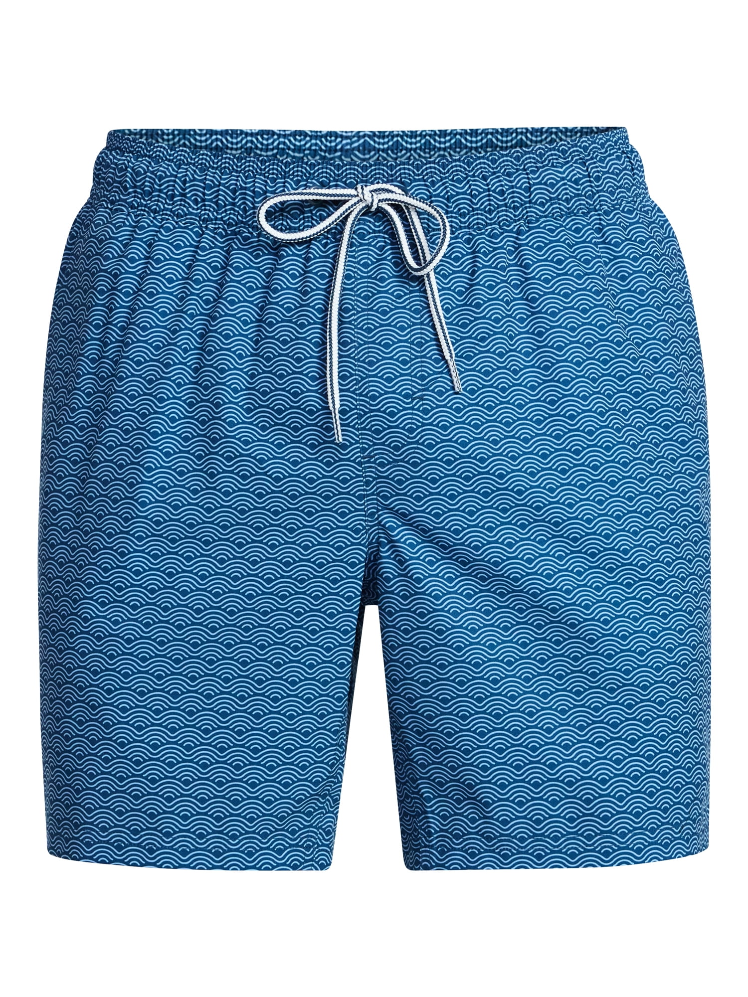 George Men's and Big Men's Performance Lined Swim Trunks, 5" Inseam, Sizes S-3XL