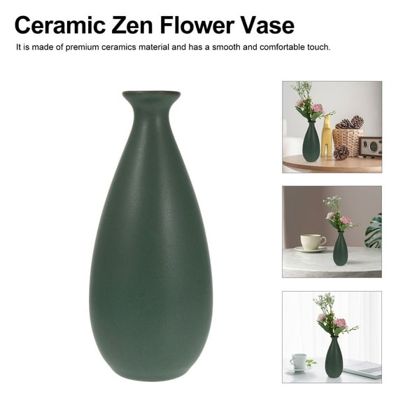 GETAJGHSD Table Vase Decor Green Ceramic 1Pc